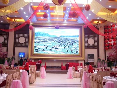 P4 indoor fixed installation led display for wedding